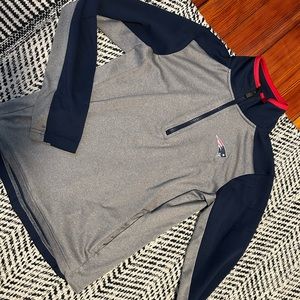 Patriots long sleeve - quarter zip jersey